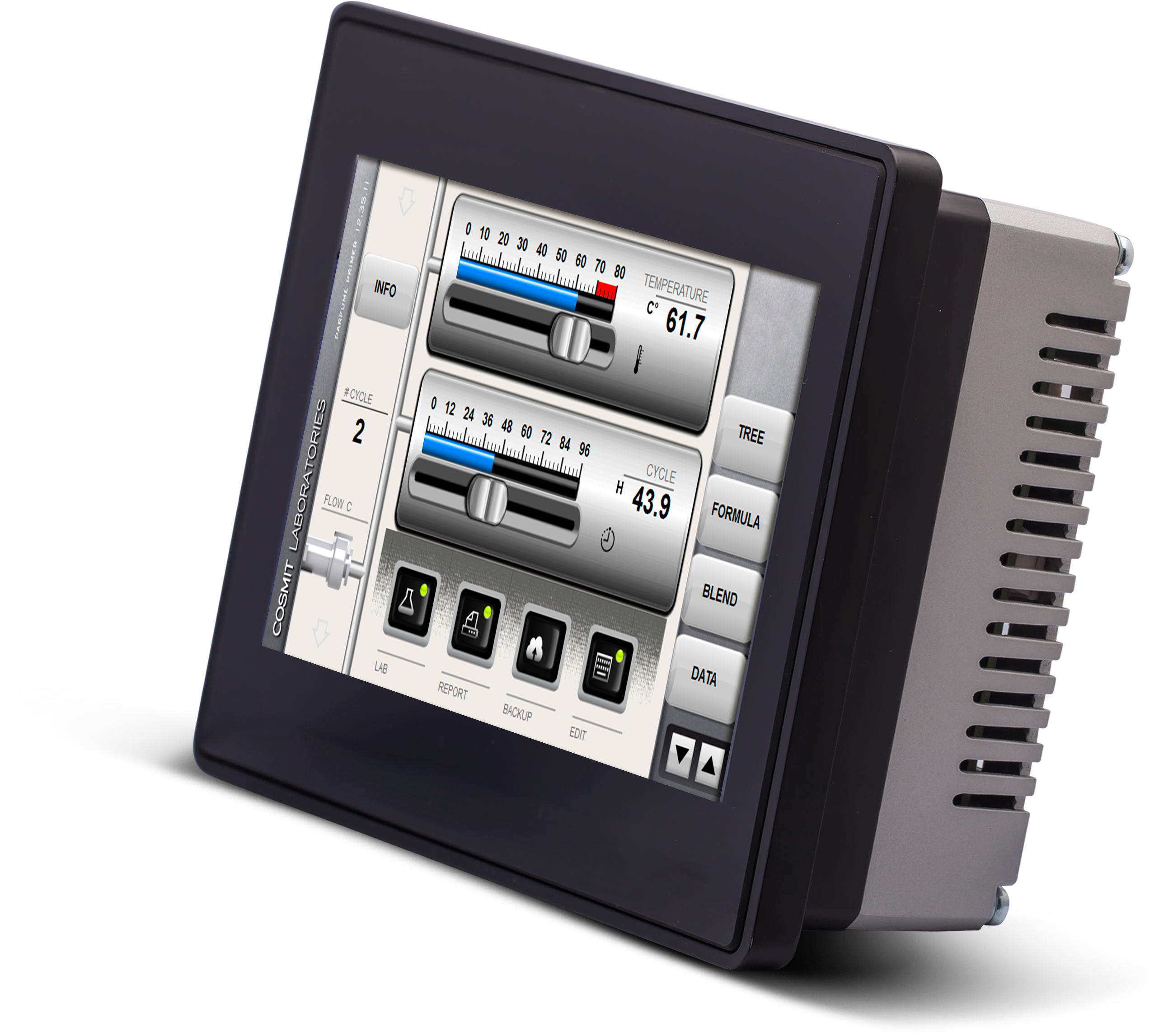 eX707,  7" Operatørpanel PCT Touch 16:9