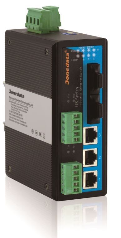 5 ports 10/100Base-T(X), 2 Fiber SM + 2 RS485 porter