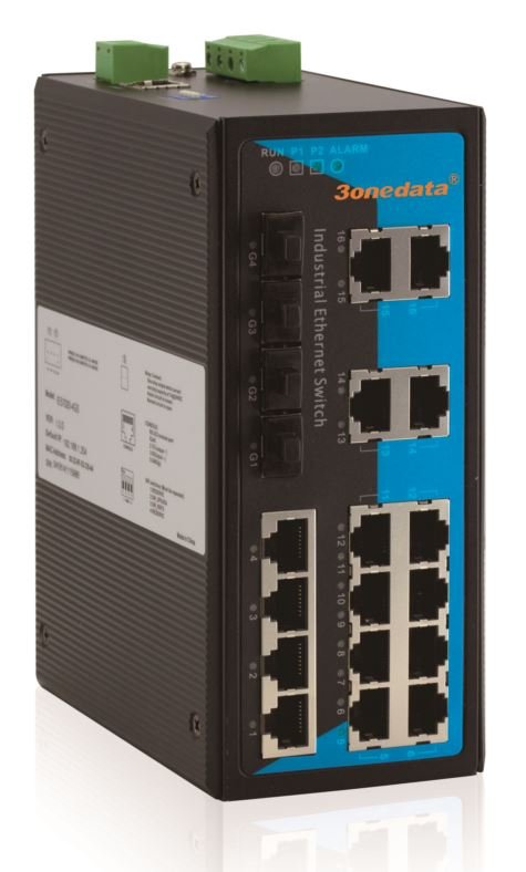 16 ports 10/100Base-TX+ 4 Gigabit  SFP