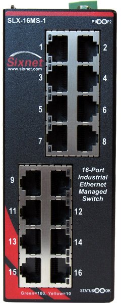 16 ports administrerbar switch