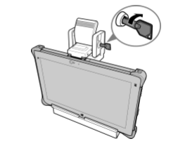 Bilfeste for R11 tablet PC, 12 - 24 VDC car adapter