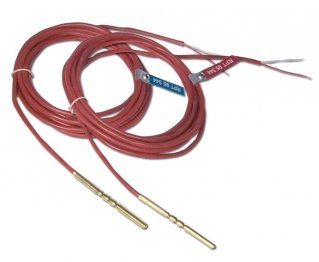Tempgiver Pt500, 6mm med 3m kabel (Par)
